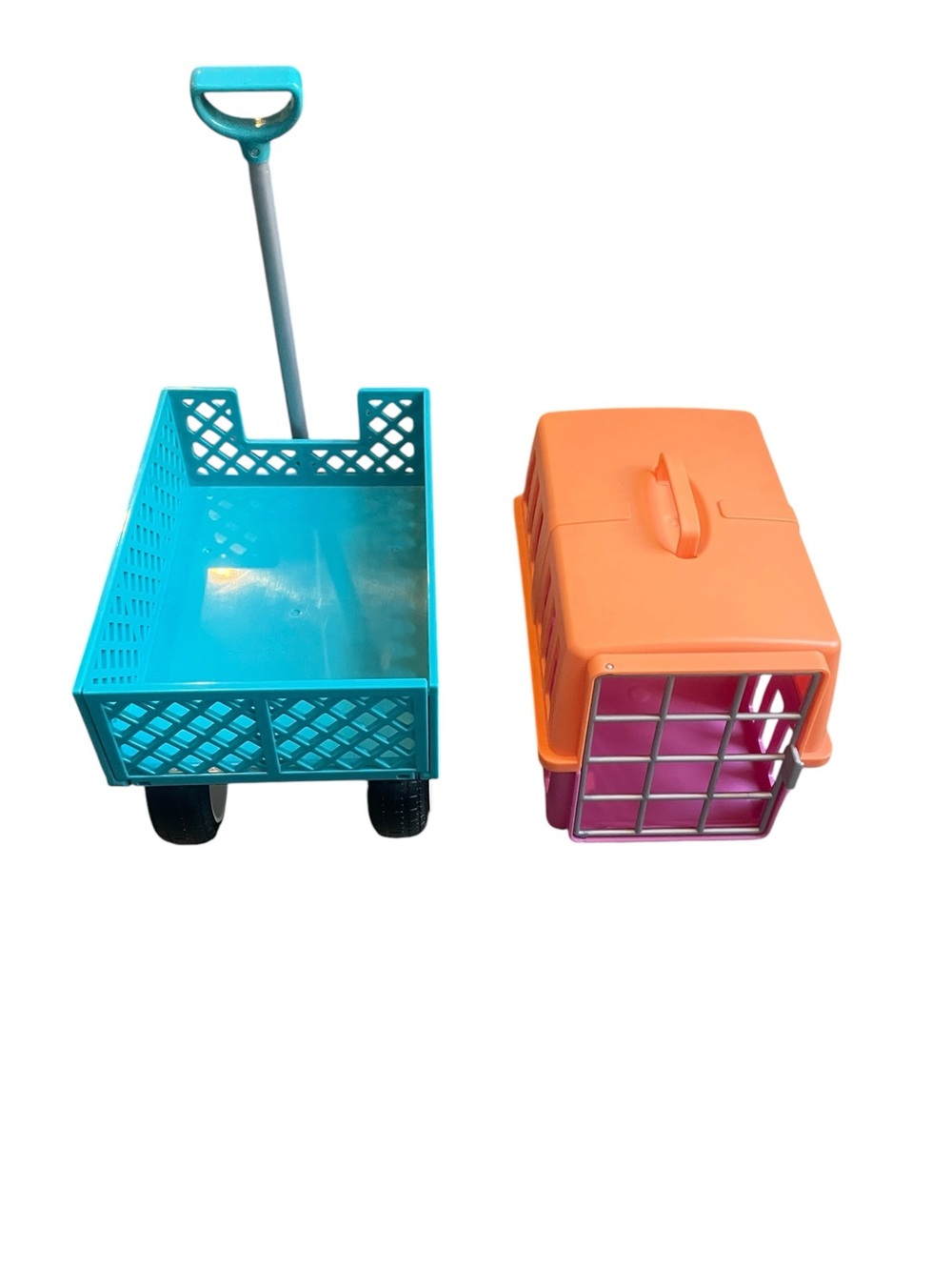 American Girl Kira Bailey Teal Wildlife Rescue Wagon and Carrier for 18" Dolls
